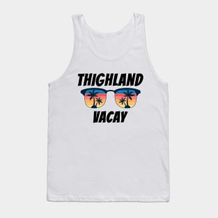 Retro Tourist Thighland Vacay Tank Top